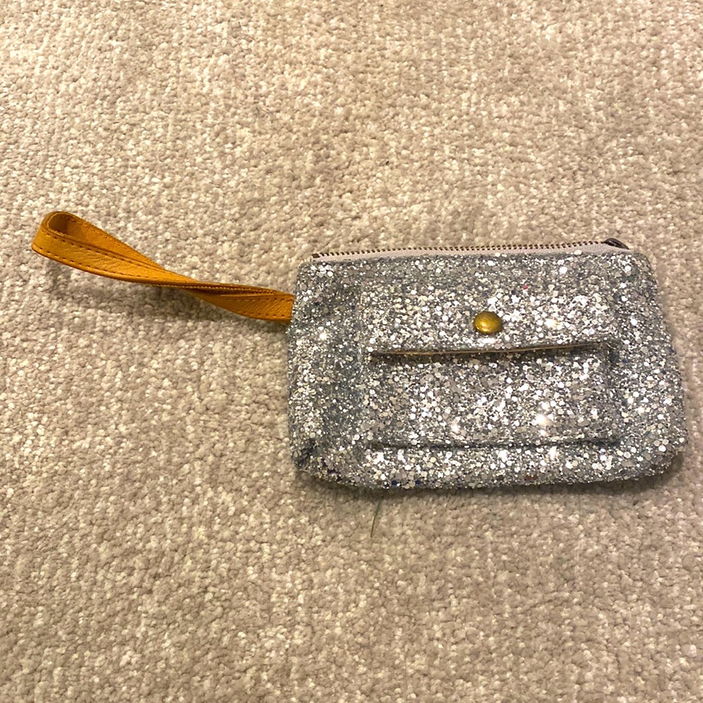 NWT - Silver sparkly small purse!